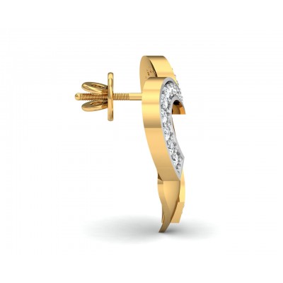 Fiona Diamond  Heart Earrings